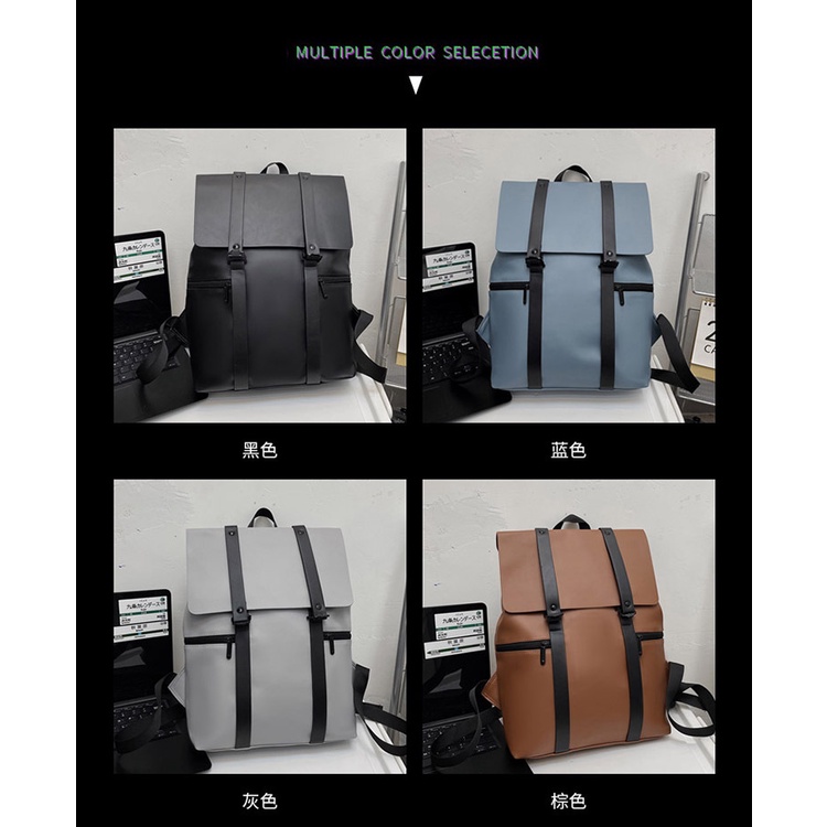 Balo JASMIN NOIR da PU cỡ lớn thiết kế đơn giản thời trang cho nữ