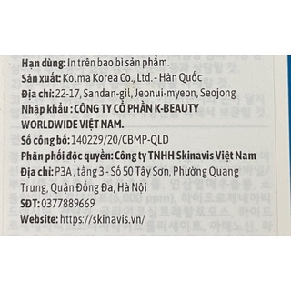 serum Skinavis cấp ẩm phục hồi b5