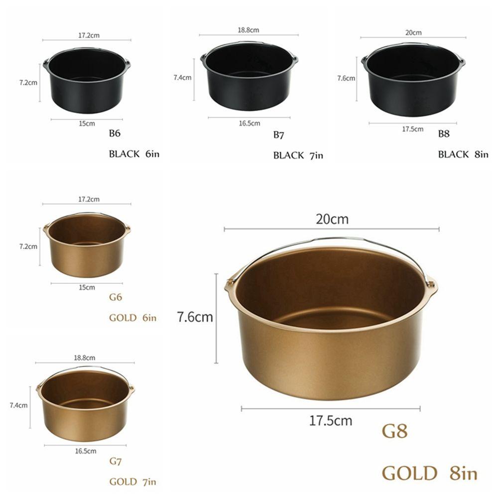 AUGUSTINA Nồi Nướng Bánh 6 &quot;/ 7&quot; / 8 &quot;Bằng Thép Carbon Cao Cấp