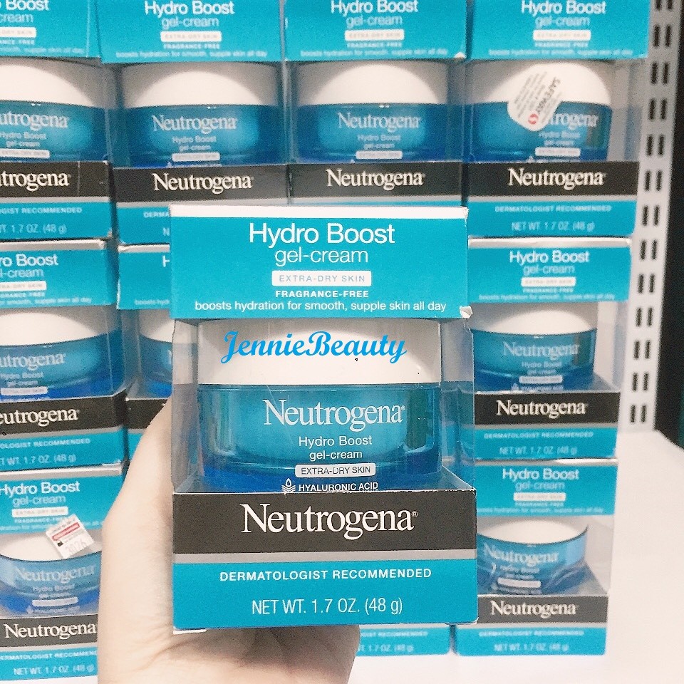 [Hàng USA] Kem dưỡng siêu cấp ẩm cho da khô Neutrogena Hydro Boost Gel Cream for Extra – Dry Skin (48g)