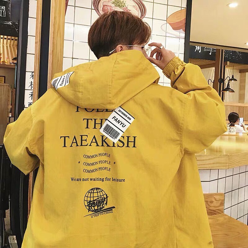 [Ảnh Thật] Áo khoác Kaki Unisex Fanyu Form Rộng Nam Nữ mặc đẹp Unisex | BigBuy360 - bigbuy360.vn