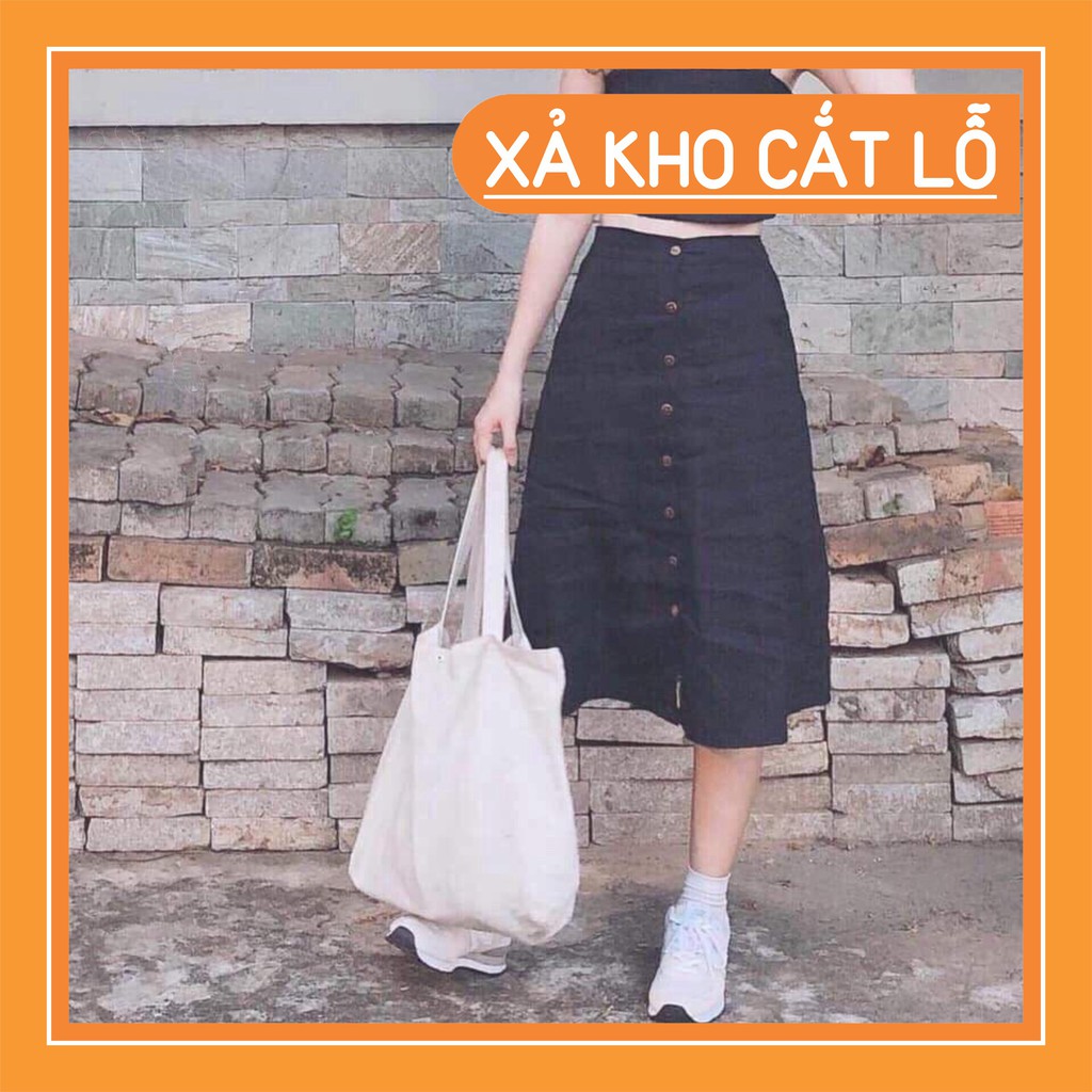 [Xả kho hè] (TRI ÂN HOT) SET ÁO 2 DÂY CROPTOP MIX CHÂN VÁY CÚC ĐEN BE - (Sp sẵn)