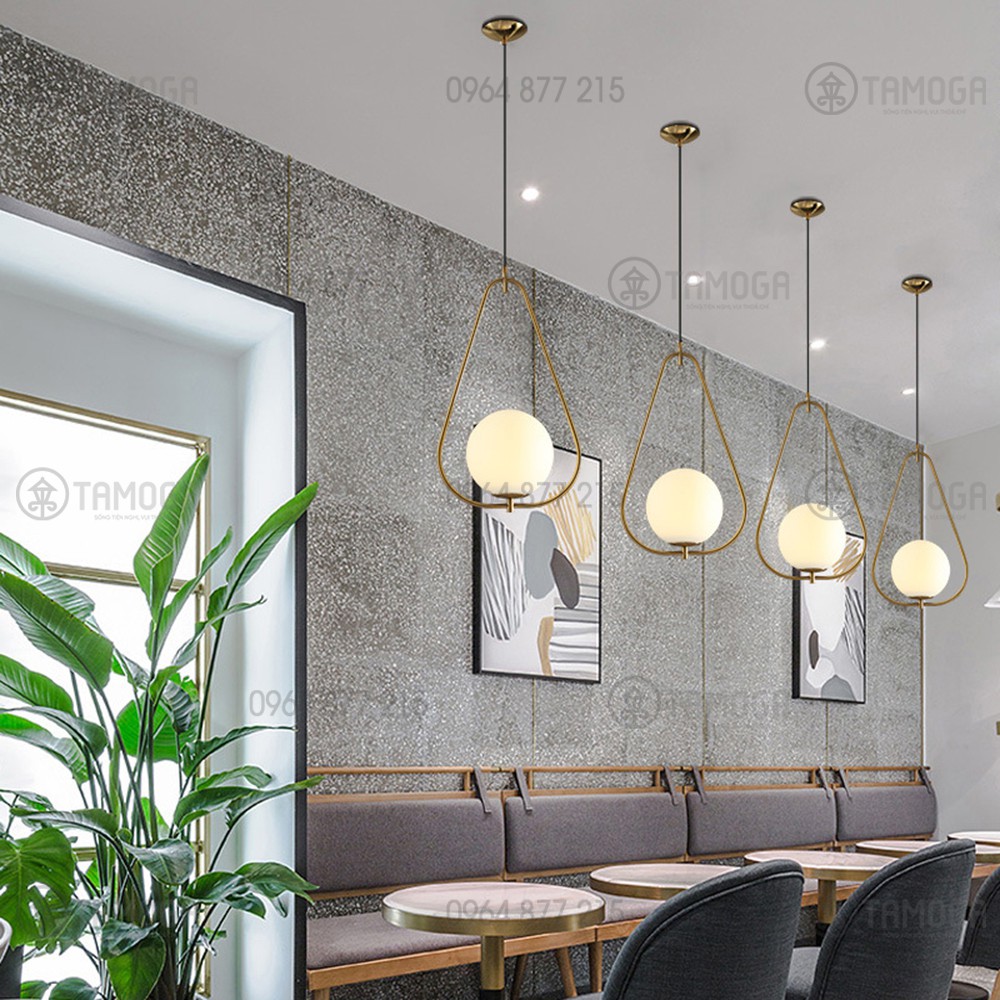 Đèn thả, đèn thả trang trí bàn ăn, quán cafe DT 5009