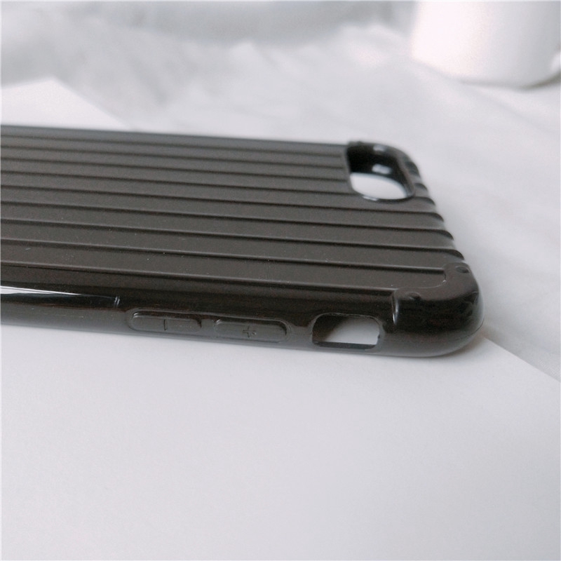 Ốp điện thoại silicone kiểu sọc phối hình khủng long Kawaii cho điện thoại iPhone 6 6s 7 8 6plus 8plus XR X XS XSMax | BigBuy360 - bigbuy360.vn