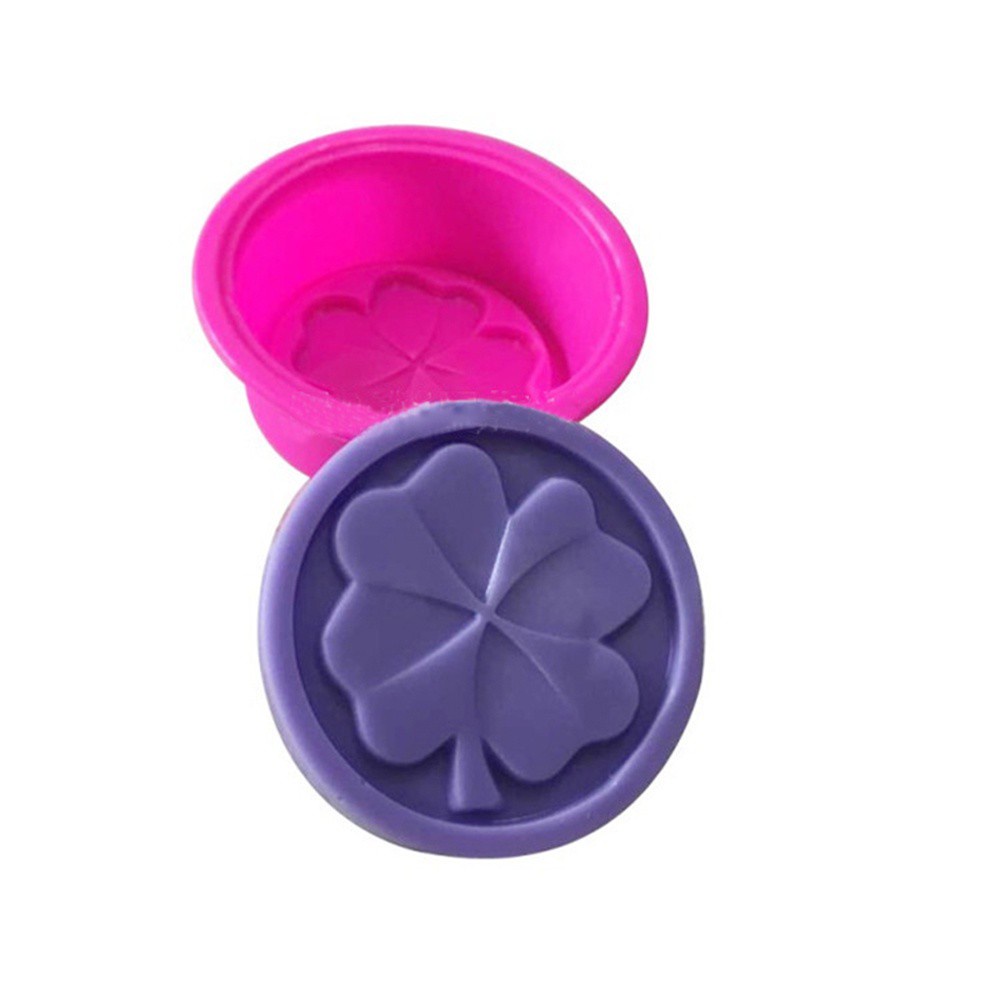 Set 2 khuôn silicon kiểu cỏ ba lá để làm bánh/ xà phòng đa năng