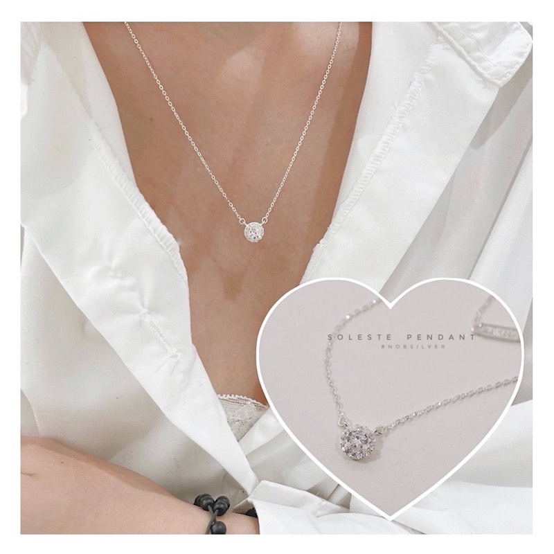 Dây chuyền bạc nữ phim Hẹn Hò Chốn Công Sở  - Trang sức bạc Nobsilver
