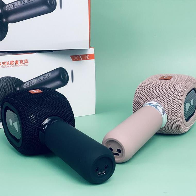 Micro Karaoke Kèm Loa Floveme SSR KMC500 Bluetooth 5.0, Chắc Chắn, Sang Trọng, Nhỏ gọn chất lượng cao