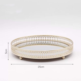 Khay gương decor trang trí nến