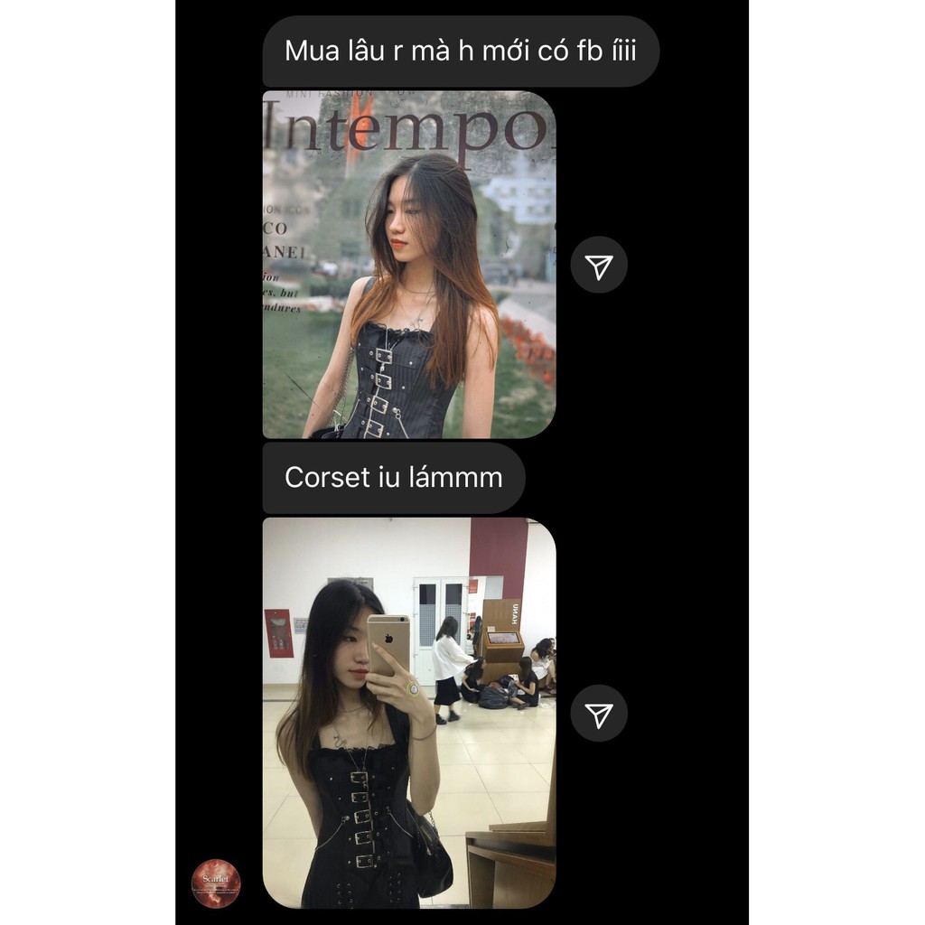Corset đai nịt bụng phong cách cá tính sexy
