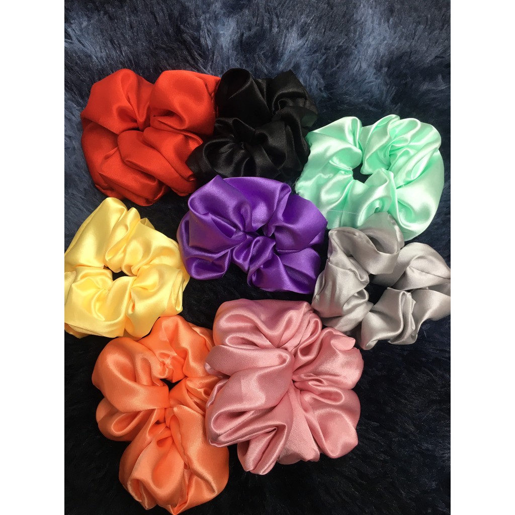 Cột Tóc Scrunchies Vải Nhung