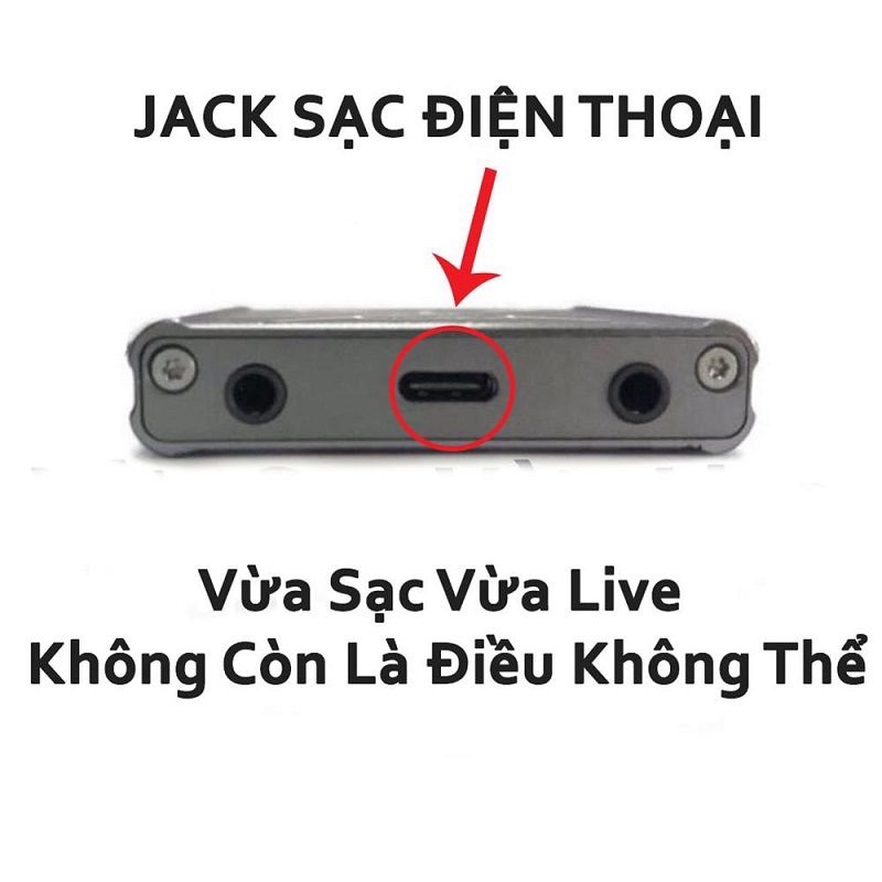 Bộ chuyển đổi android Livestream Lightning đa năng (vừa sạc vừa live) dành cho điện thoại ANDROID