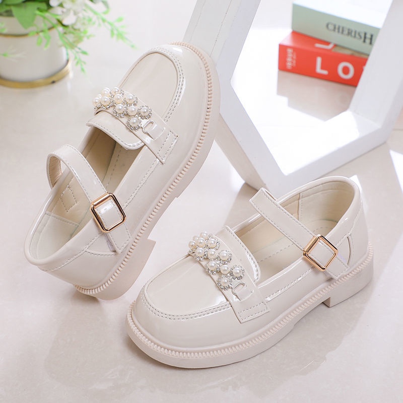 Giày Sandal Công Chúa Bằng Da Siêu Nhẹ 2022 Dễ Phối Đồ Phong Cách Phương Tây Cho Bé Gái Scho