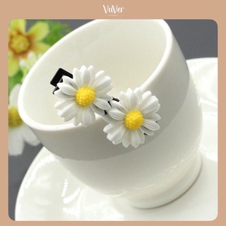 Kẹp tóc hoa cúc 2 bông - Vuver Accessories