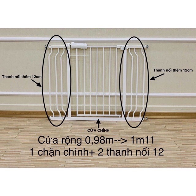 THANH CHẮN CỬA/CẦU THANG POMO CHO BÉ