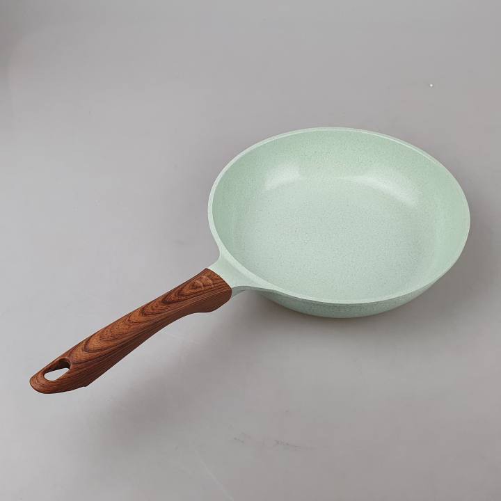 Chảo đúc đáy từ chống dính 7 lớp Green Cook GCP06 men đá xanh ngọc sâu lòng 20cm/24cm/26cm/28cm