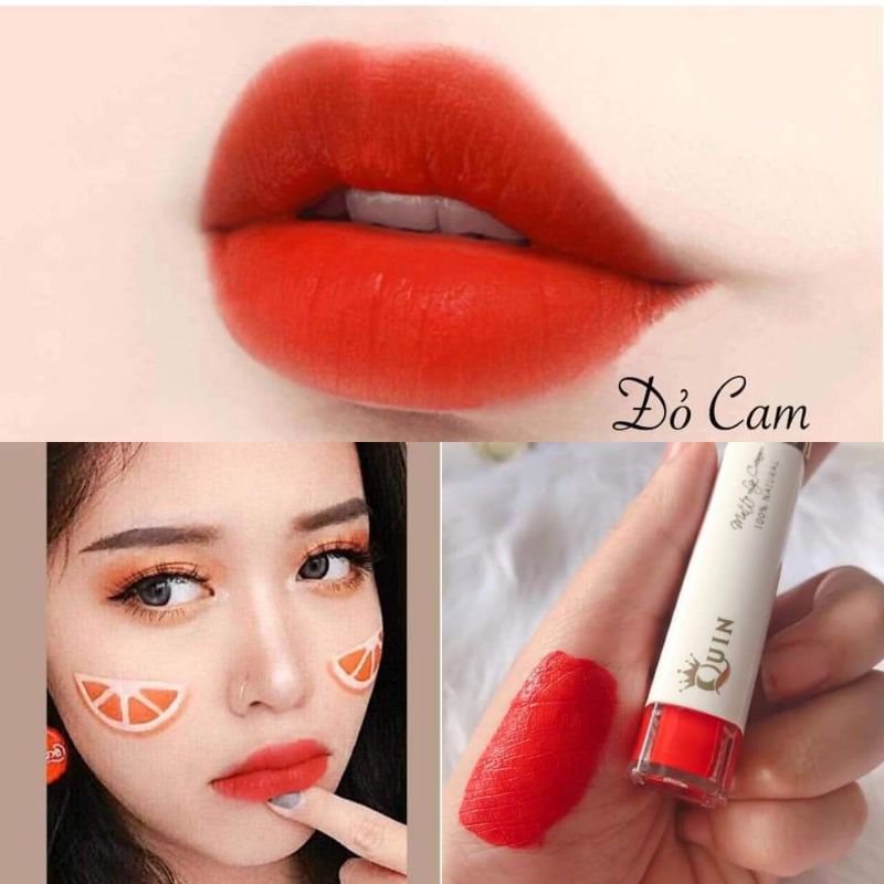 Son siêu lỳ Quin- Không Chì- Không thuỷ ngân- Dành cho bà bầu | Thế Giới Skin Care