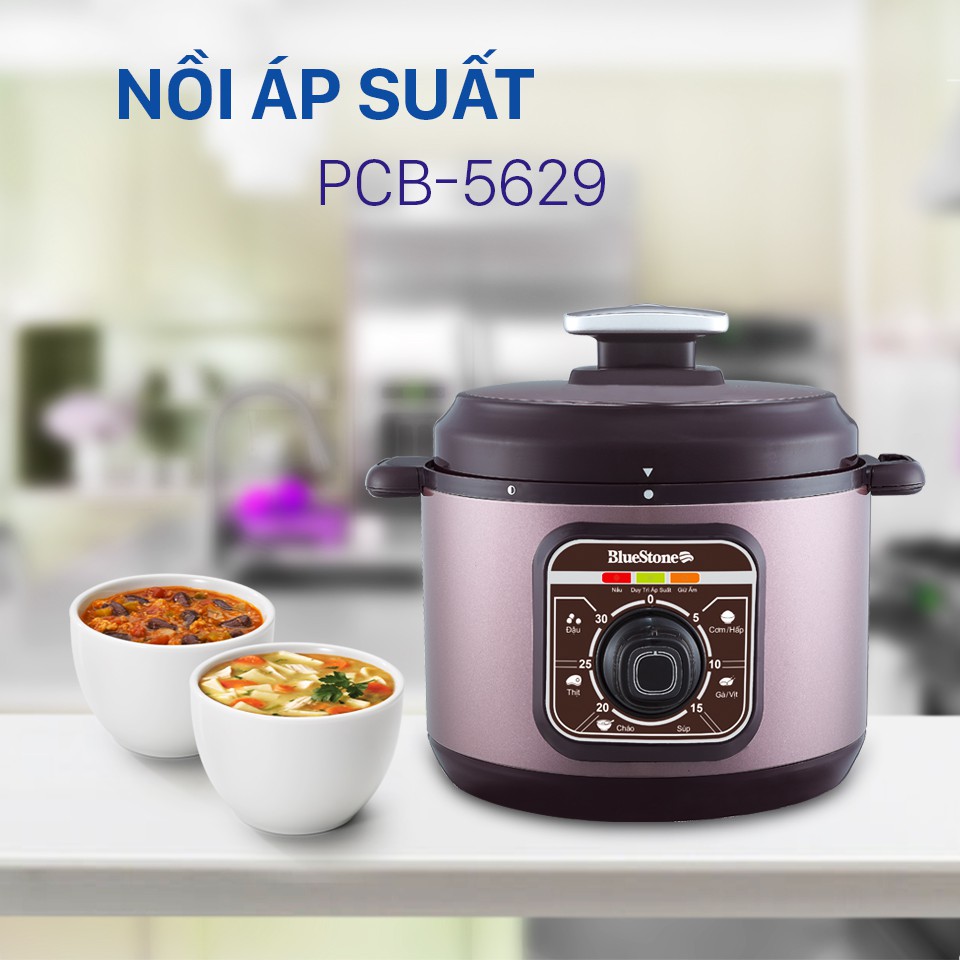 NỒI ÁP SUẤT BLUESTONE PCB-5629 ( BH 24 Tháng)