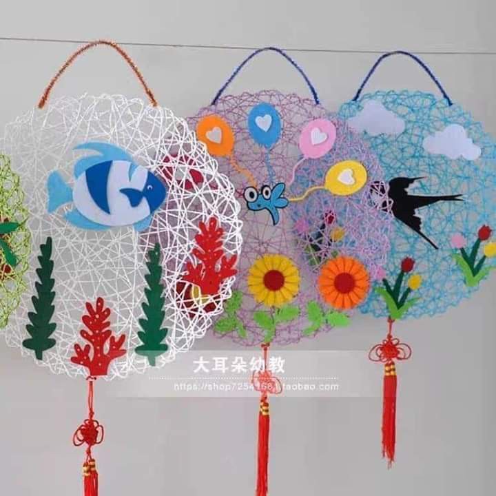 Mẹt màu trang trí mầm non
