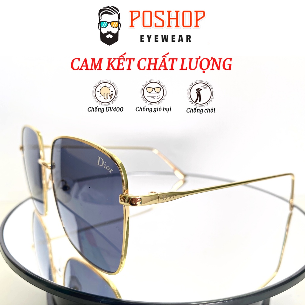 Kính mát thời trang nữ cao cấp POSHOP kính râm chống tia UV gọng mắt vuông dễ đeo màu sắc tinh tế D1867