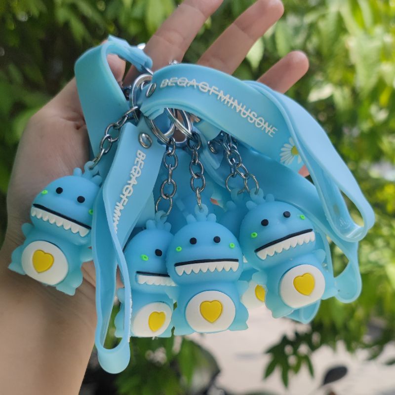 Móc khoá khủng long hoa cúc