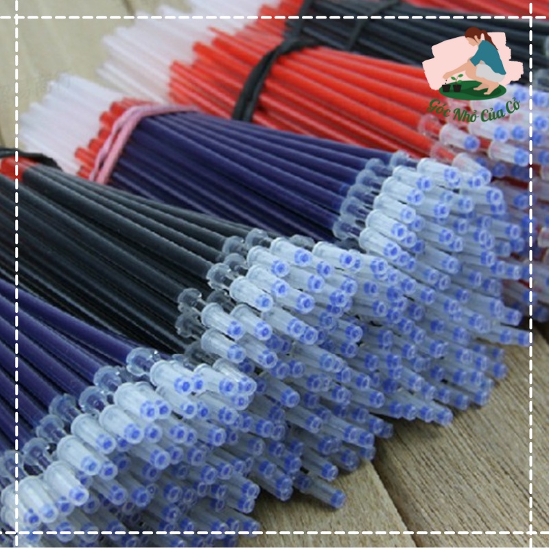 Ruột bút bi gel màu đen / đỏ / xanh dương ngòi 0.5mm / 0.38mm dành cho văn phòng