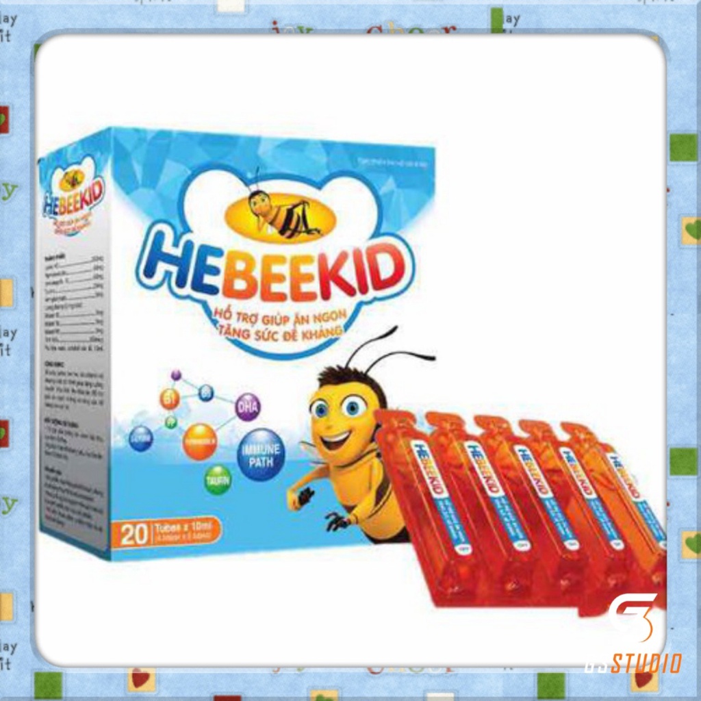 Siro Ăn Ngon Cho Bé Hebeekid - Hỗ Trợ Tăng Sức Đề Kháng, Tăng Hấp Thu Dinh Dưỡng, Bổ Sung Vitamin Cho Trẻ