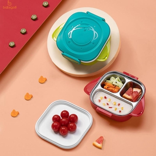 Hộp Đựng Cơm Trưa 3 Ngăn Tiện Lợi Cho Bé