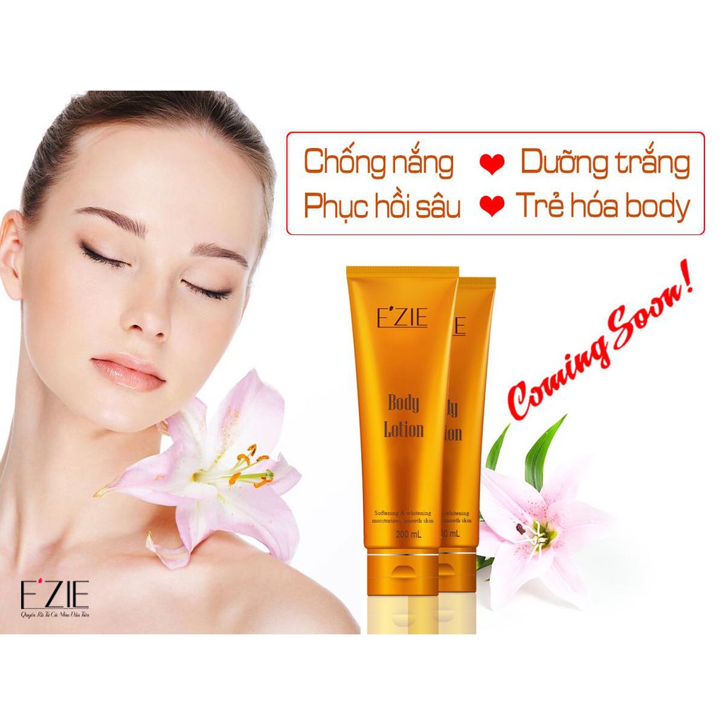 [HÀNG MỚI] DƯỠNG TRẮNG TOÀN THÂN E'ZIE - HÀN QUỐC 220ML