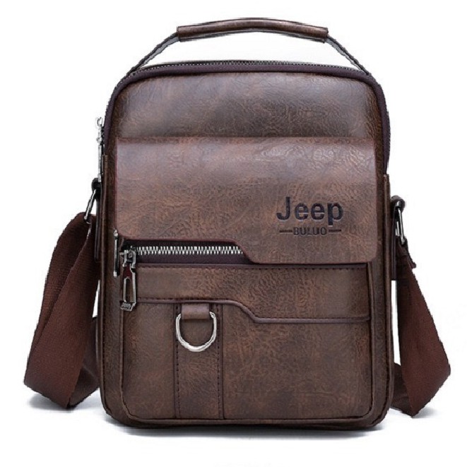 Túi đeo chéo nam da bò JEEP BULUO 26x21x6cm-EVA.STORES | BigBuy360 - bigbuy360.vn