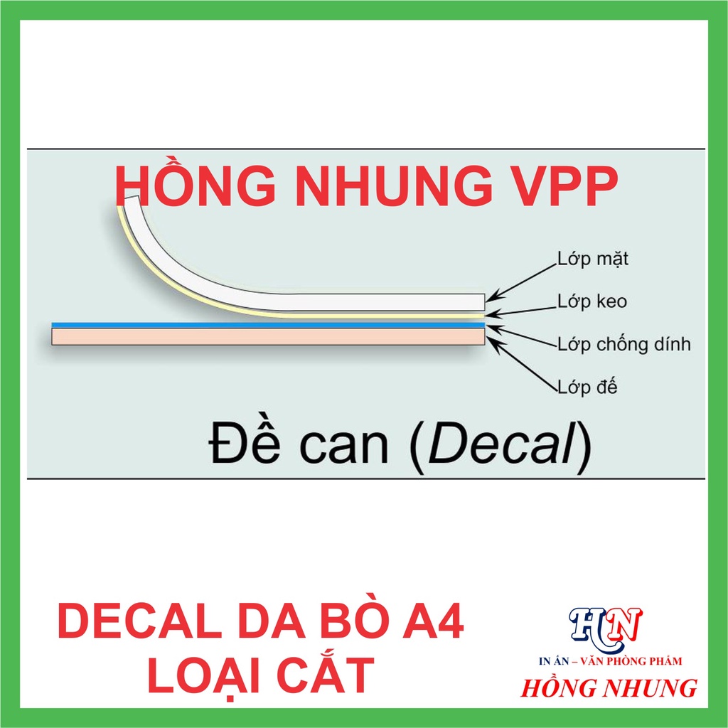 Xấp 100 Tờ Decal A4 Da Bò  - Giúp Bạn In Tem Nhãn, Ghi Chú, Hay Bìa Nhãn Bưu Phẩm