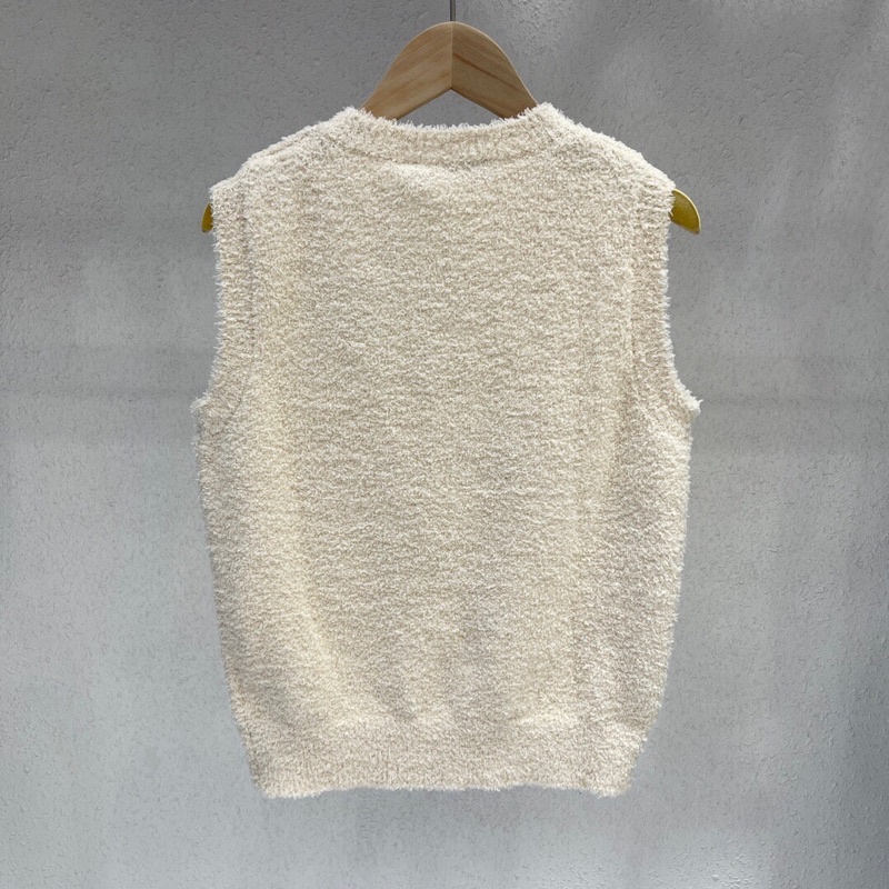 Áo ba lỗ dệt kim len cashmere chất liệu mềm mịn thương hiệu Dior CD 2022 cao cấp