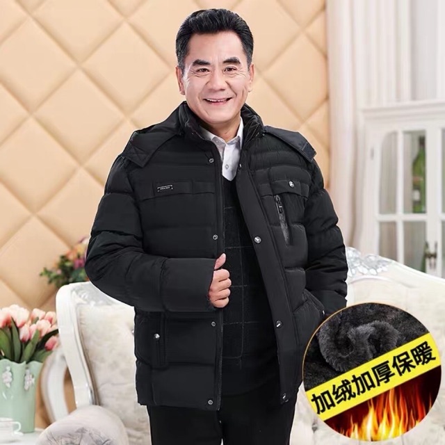 Áo khoác nam lót lông