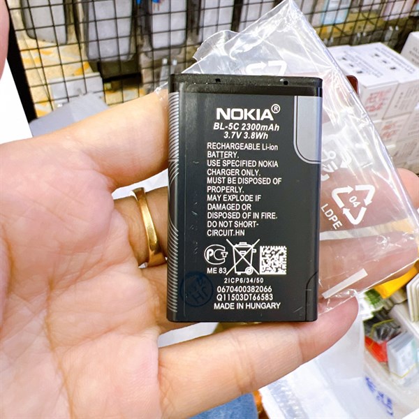 Pin gắn trong Nokia 5C dung lượng cao, bảo hành đổi trả.