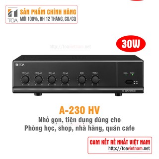 Tăng âm, cục đẩy công suất 30w: toa a-230