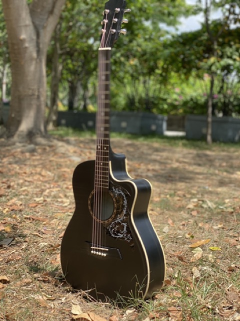 Đàn guitar acoustic DTY850 có lắp eq-Màu đen mờ