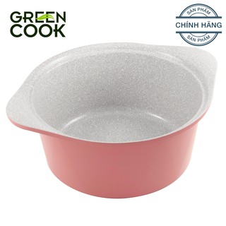 NỒI ĐÚC CERAMIC VÂN ĐÁ GREEN COOK GCS02-16IH