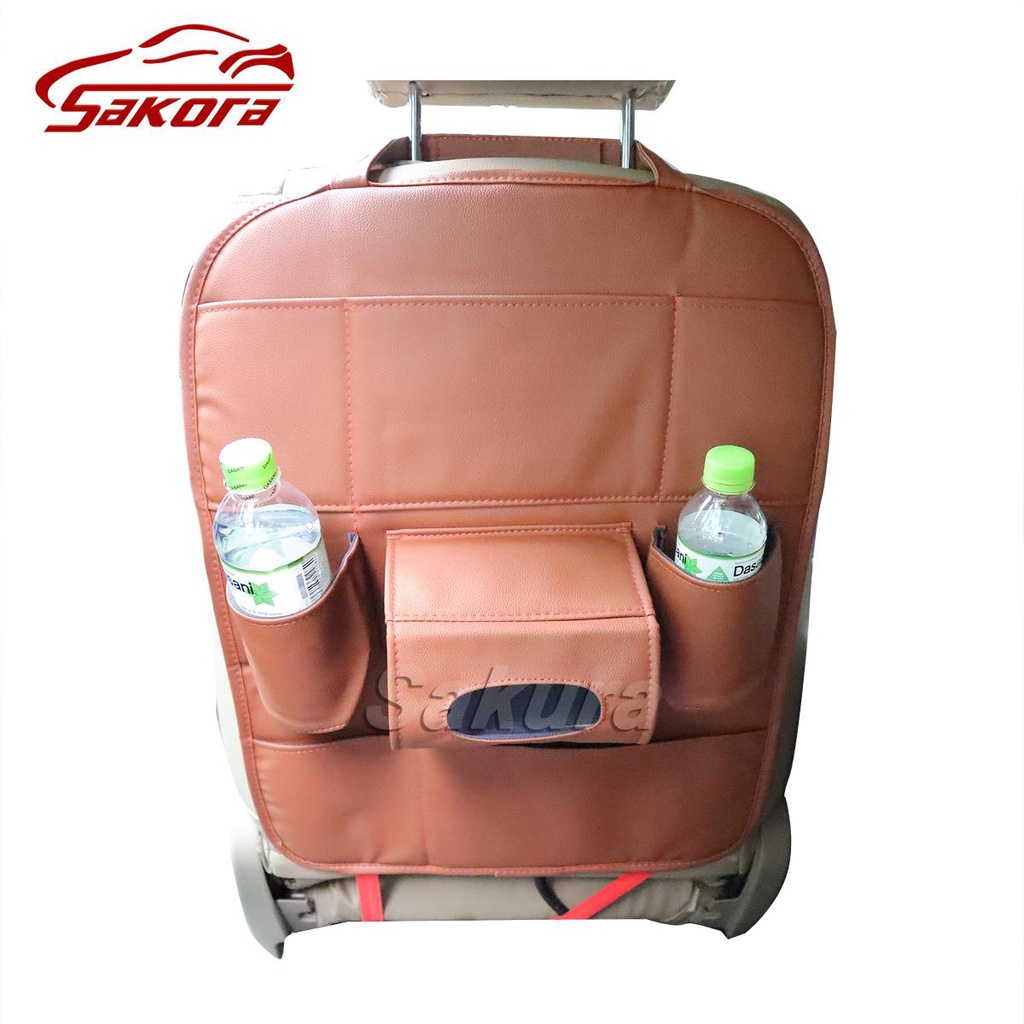 [HCM]Túi đựng đồ để sau cho Ô tô Cao cấp da PU  (3 màu có sẵn)-ZWD-1