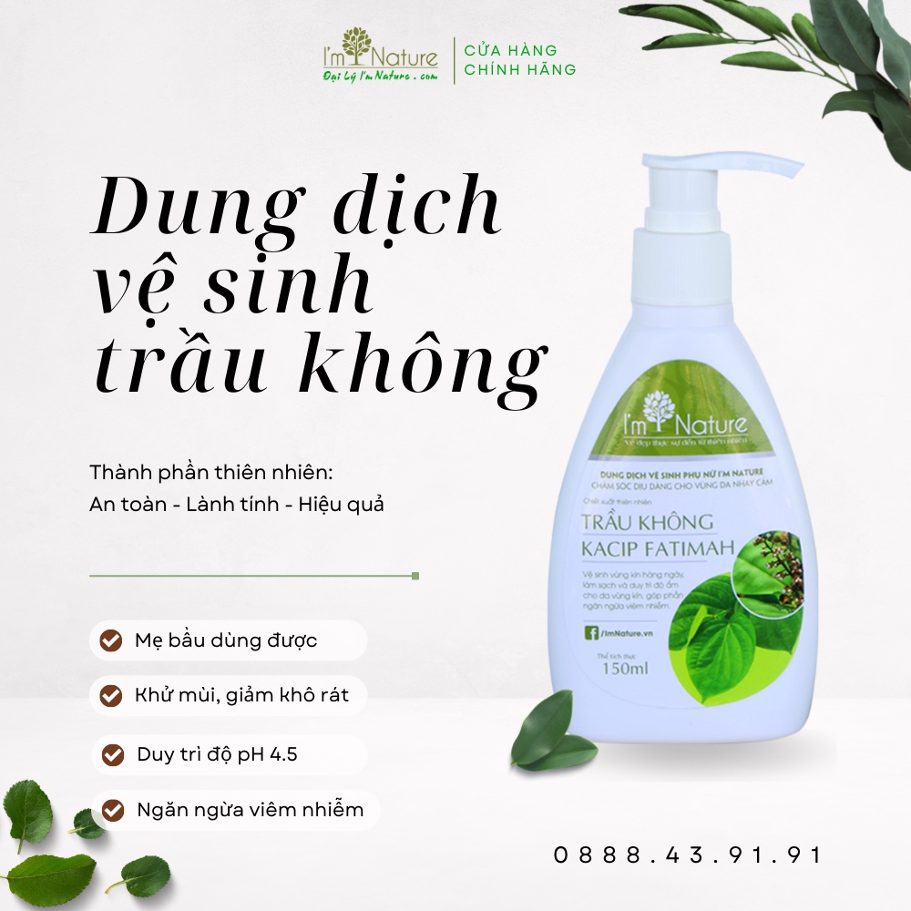 Dung dịch vệ sinh Lá Trầu Không I'm Nature