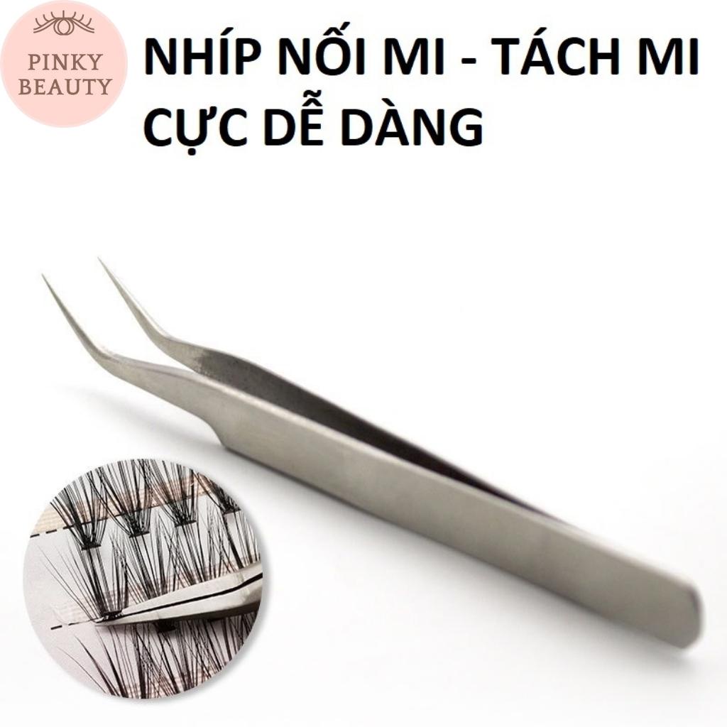 Nhíp Nối Mi - Tách Lông Mi Vetus, Dụng Cụ Gắp Mi Bằng Thép Không Gỉ Pinky Beauty Nhỏ Gọn Tiện Lợi