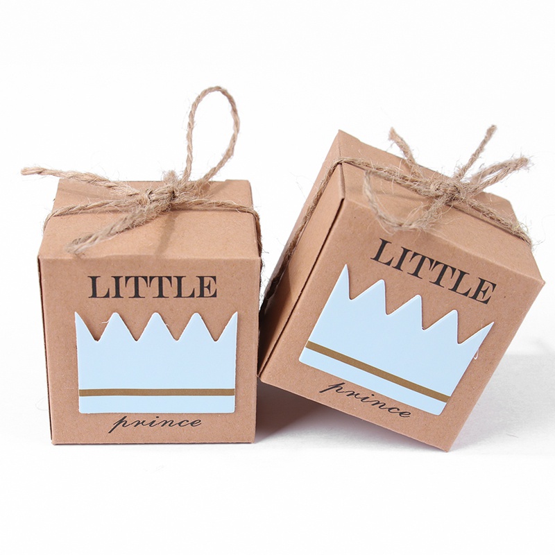 Set 10 Hộp Giấy Đựng Kẹo Hình Vali Xinh Xắn