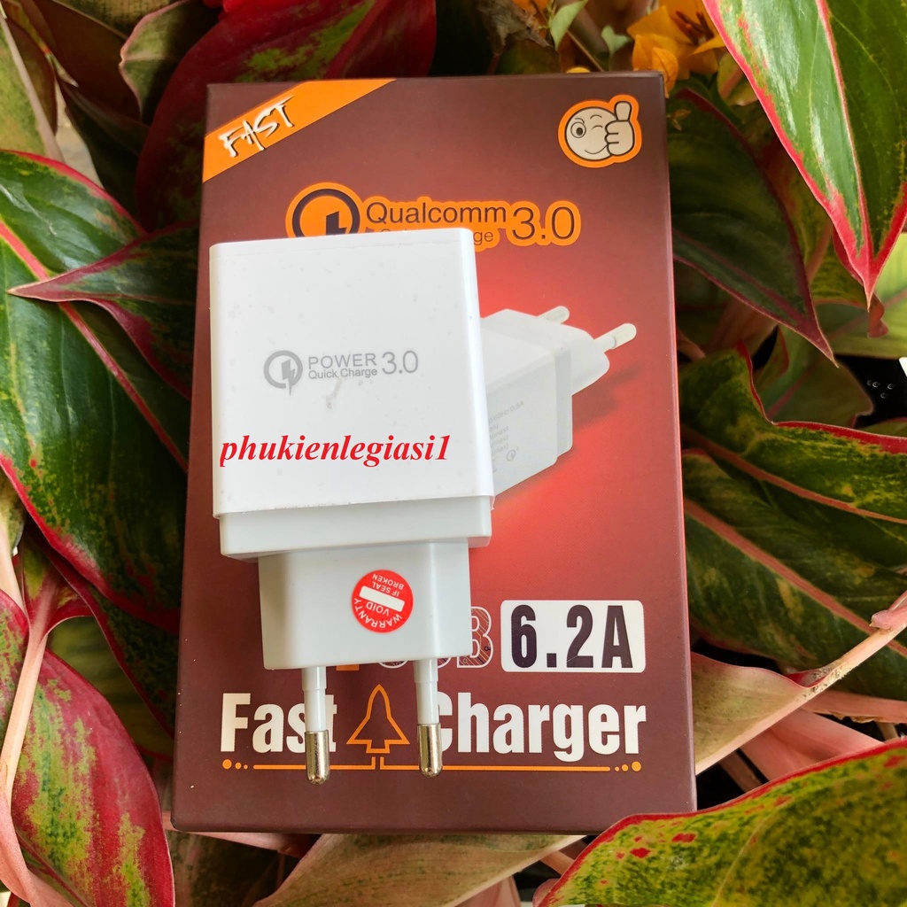 Cốc sạc Quick Charge 3.0 4 cổng usb