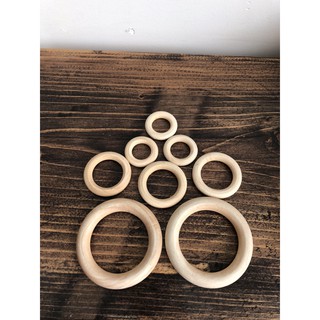 Khoen gỗ tròn - Size 3cm đến 10cm