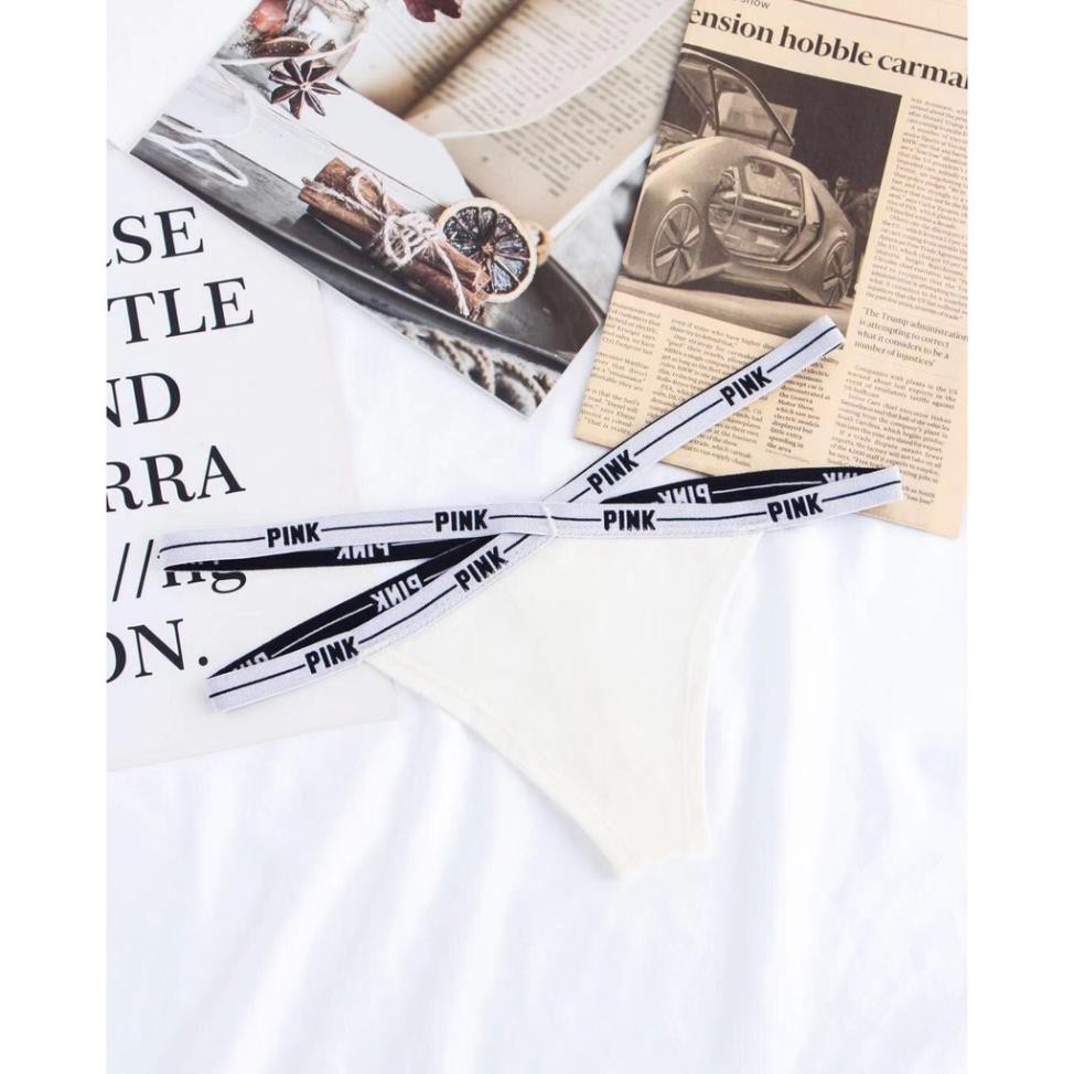 Quần lót Vicky lọt khe cotton dây chéo chữ MT008