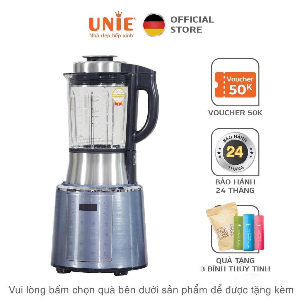 Máy làm sữa hạt UNIE V6 (1,75 Lít) Hàng chính hãng