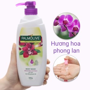 Sữa tắm PALMOLIVE Body Wash Softness - sửa tắm 500g Hoa Lan / Anh đào / Mật ong