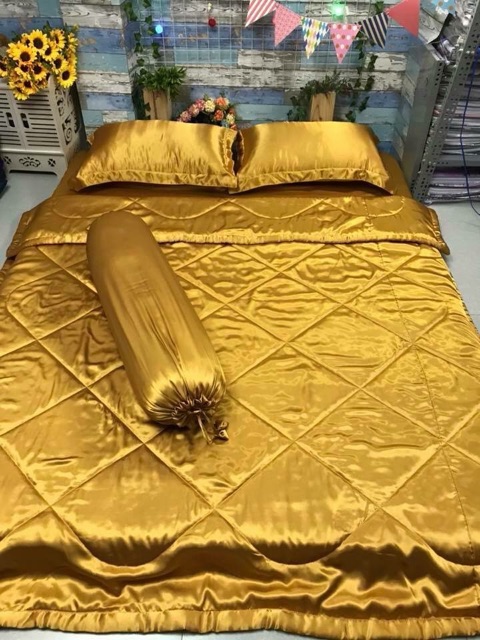 Trọn Bộ Drap Phi Lụa Cao Cấp Full 5 món | BigBuy360 - bigbuy360.vn