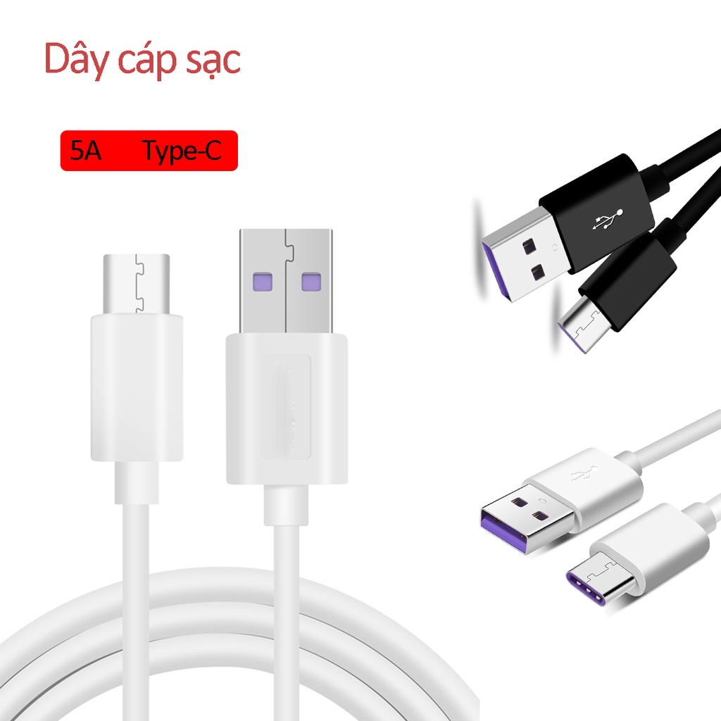 Type-C 5A Dây cáp sạc Lightning Cáp Tai nghe ốp HUAWEI XIAOMI