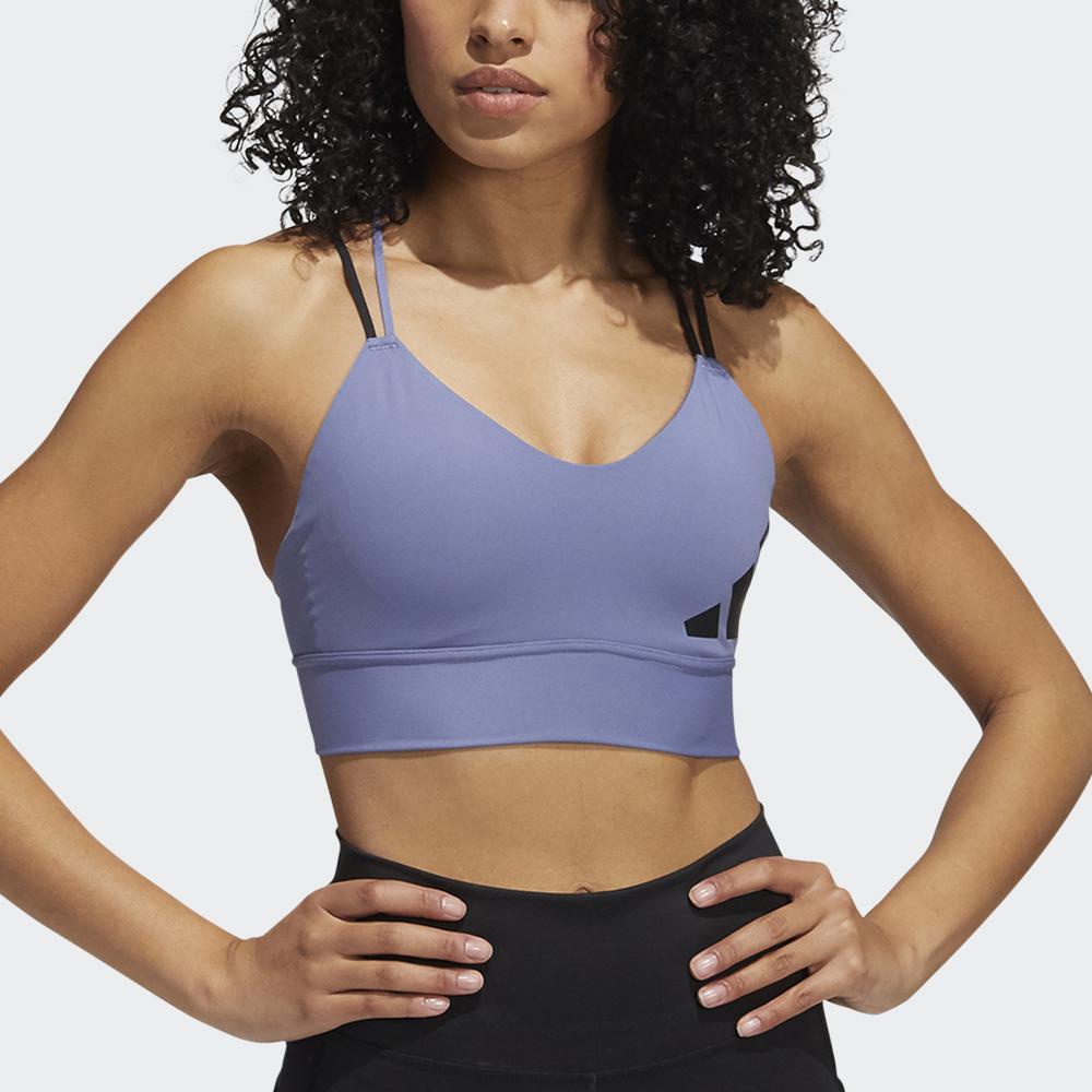 Áo Ngực Thể Thao adidas TRAINING Nữ Áo Bra Tập Luyện Light Support All Me Màu tím GR8210