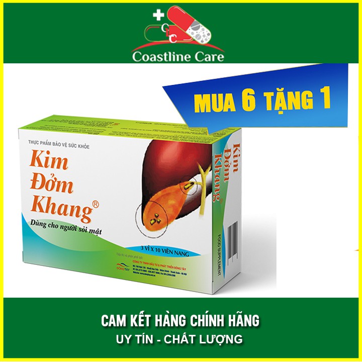 Combo 7 Hộp Viên Uống Kim Đởm Khang - Mua 6 Tặng Ngay 1 - Coastlinecare Pharmacy