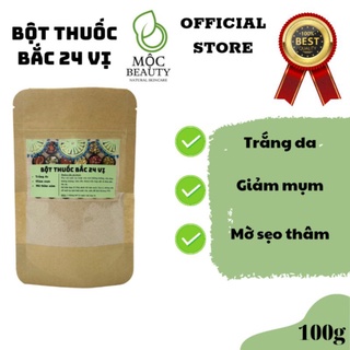 100gr bột dưỡng da thu.ốc bắc 24 vị mỹ phẩm handmade - an natural